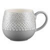 Mason Cash Impressions Durable Stoneware 350ml Grey Mug, Ceramic, 13