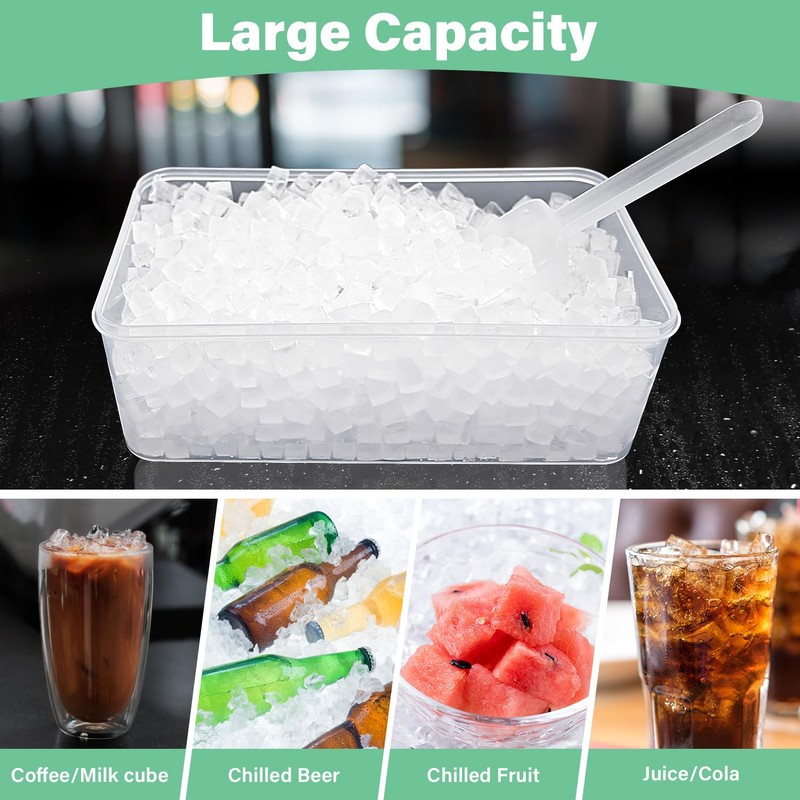 Mini Ice Cube Tray for Freezer: FDDBI Small Ice Trays