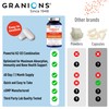 Granions Max Strength Vitamin D3 K2 Supplement - 250mcg (10,000