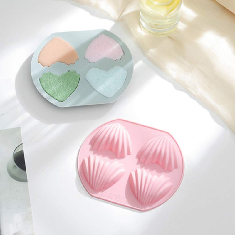 2 Pcs Nonstick Cupcake Baking Pan with 4 Cavity Design,