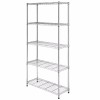 Unbranded NEW 5-Layer Shelf Storage Organizer Chrome Plated Iron 180*90*35cm
