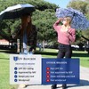 UV-Blocker UV Sun Protection Golf Umbrella - Double Canopy Vented