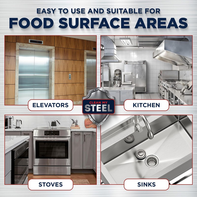 CLEAN MY STEEL Stainless Steel Cleaner 4 Fl Oz