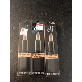 ELF (Lot of 3) e.l.f. Studio Lip Exfoliator Brown Sugar .12 oz. (Each)