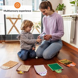 ODOXIA ODOXIA Sensory Mats for Autistic Children | Sensory Tiles for Kids | Sensory Wall Panel | Sensory Mats (Animals) | Sensory Toys | Sensory Room Equipment | Sensory Disorder Toys for Tactile Play