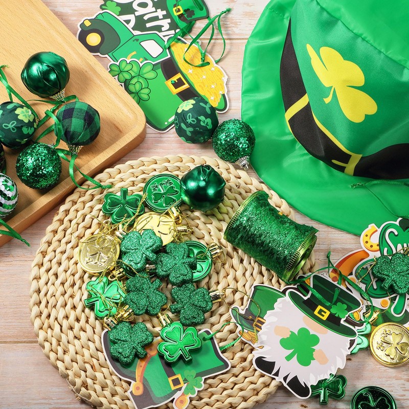 Halfchet St. Patricks Day Tree Ornaments Decorations St Patrick's Day