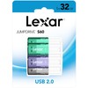 Lexar® JumpDrive® S60 USB 2.0 Flash Drives, 32GB, Assorted, Set