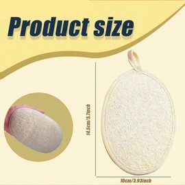 3 Pcs Loofah Sponge, Body Loofah, Exfoliating Loofah Sponge, Skin Bath Loofah, Shower Body Exfoliator Scrubbing Pads, Exfoliating Sponge Face Wash Pads for Women and Men