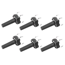 6x6x15mm Tactile Pressure Switch DC12V 50mA DIP Micro Momentary Tact Assortment Kit Micro Button Switch Engineering Plastic
