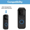 ALERTCAM Adhesive Door Mount Compatible with Blink Video Doorbell, No-Drill