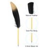 PATIKIL 20 Pcs Feather Ballpoint Pens Bulk 0.5mm Ink Vintage