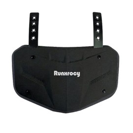 Runxrocy Football Backplate Rear Protective Pads Back Plate for Football Player Adult Backplate for Football Black Color