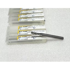 M.A. FORD Lot of 2 - M.A. FORD 11114060 Tuffcut Gp 4 Flute Carbide Endmill, 9/64