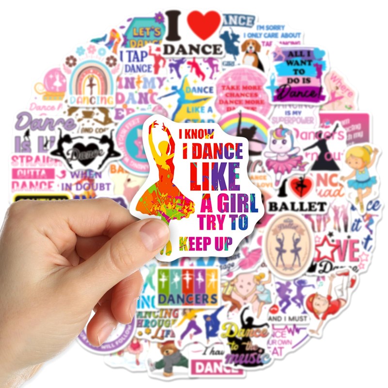 SigyoJeom 200PCS Dance Stickers for Girls Teens
