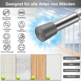 AIZESI 2pcs Spring Tension Rods Adjustable 26 to 39 inch Tension Curtain Rod Small Tension Rod No Drilling Expandable Spring Loaded Curtain Tension Rod,Suitable for Doors and Windows 28 to 36 inch