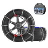 Snow Chains for Car, SUV, Pickup, Truck, Adjustable Portable tire