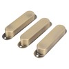 3Pcs Electric Guitar Single Coil Pickup Cover Copper Instrument Accessory