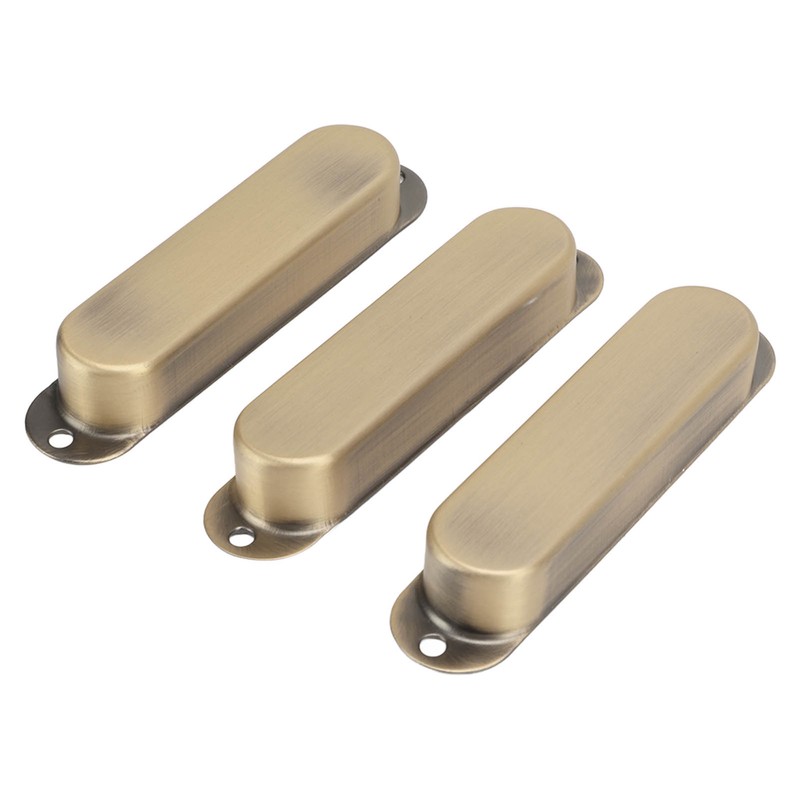 3Pcs Electric Guitar Single Coil Pickup Cover Copper Instrument Accessory
