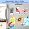 Shoyisenka 2 Pcs Magnetic Car Picture Holder, 2.5x3.6 Inch Acrylic