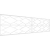 Ekena Millwork WPKP12X01X47HSN Wainscot Paneling, White