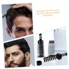 LALAFINA 3pcs Comb Styling Gel Bottle Men's Conditioner Gray Hair