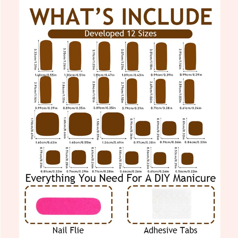 Yellow French Press on Nails Medium & Press on Toenails