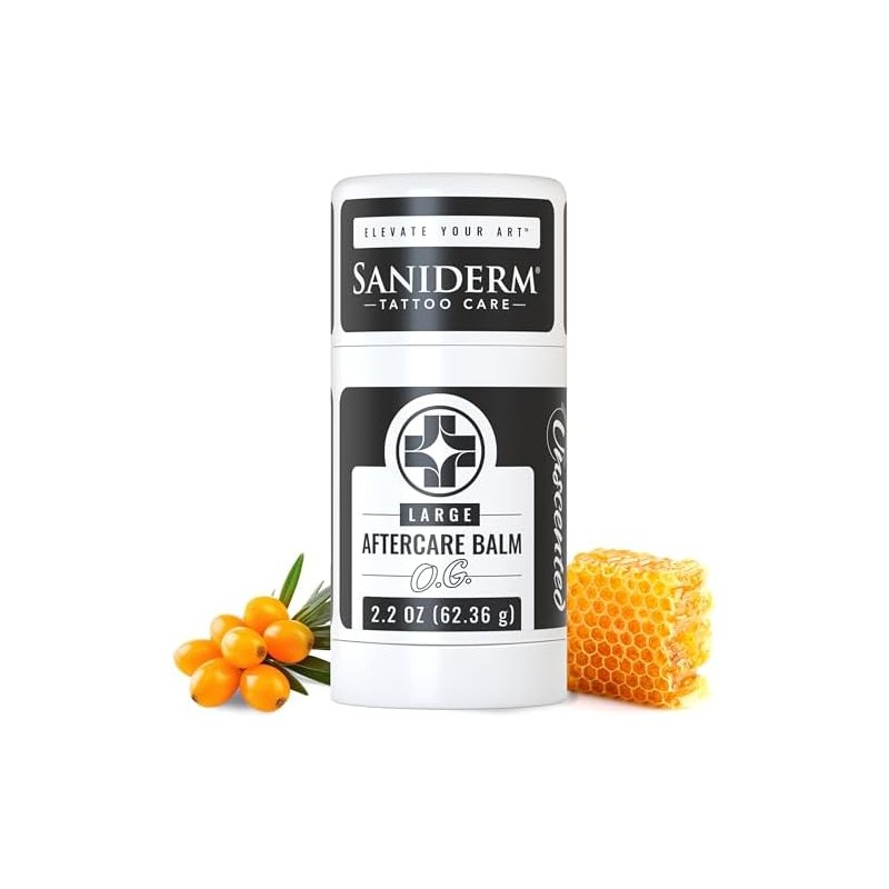 Sanibalm Tattoo Aftercare Cream €" Lubricates and Moisturizes €" 100%