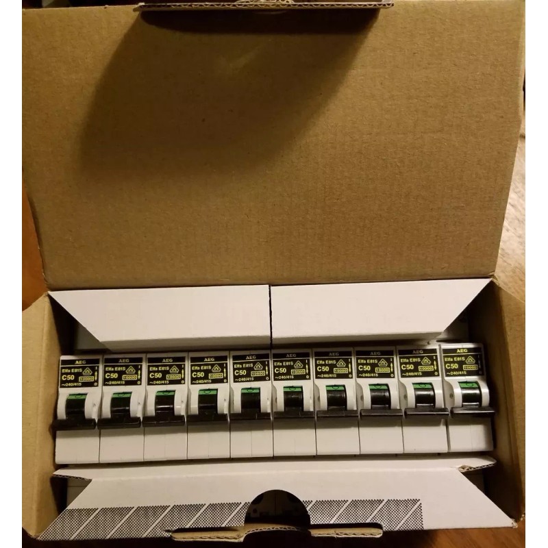 AEG E81S C50 Elfa Mini Circuit Breaker 50 amps