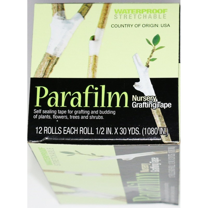 Parafilm Cintas de injerto para guardería (12 rollos; 1,5 pulgadas