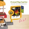 Lonfypeng Kids BBQ Grill Play Set: Coffee, Card Reader, Cash