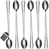 KADAX Long Stainless Steel Spoons, Spoon Set, Spoon for Latte,