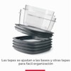 Rubbermaid 2108373 Meal Prep Premier Recipiente para almacenar alimentos, Juego,
