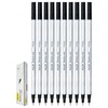 DOLLAR XFine Fineliner Pens, BLACK, Ultra Fine Point (0.3mm), Pack