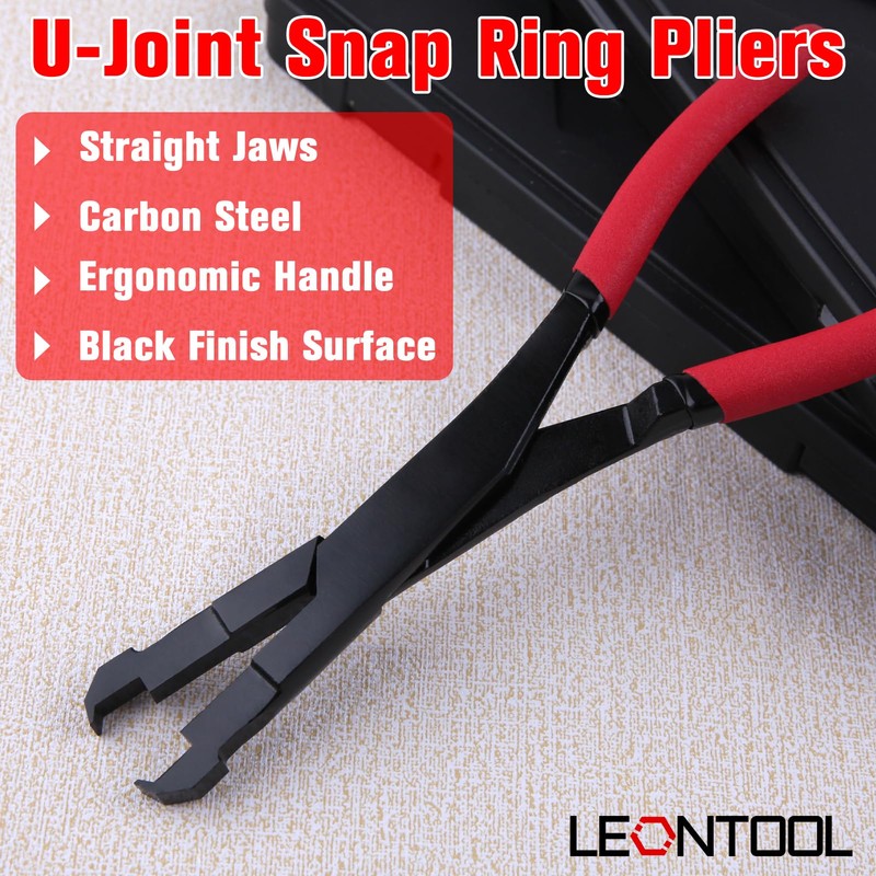 LEONTOOL U Shape Snap Ring Pliers U Joint Snap Ring