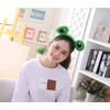 Edostree QWFD-01 Frog Fluffy Headband, Hair Band, Hair Ornament, Costume