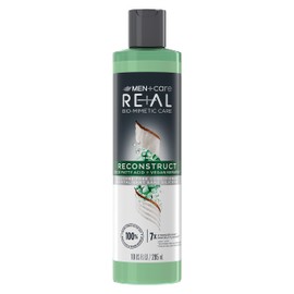DOVE MEN + CARE Real Bio-Mimetic Care Conditioner For Damaged Hair Reconstruct Silicone-Free Conditioner With Coco Fatty Acid + Vegan Keratin 10oz