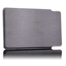 SECVEL card protection sleeve premium edition - PROTECTION against RFID/NFC and magnetic fields - Quattro Silver