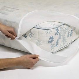 Allergosystem Polyester Bed Linen with Zip for Cot, Cot 70 x 140 x 10 cm and 40 x 60 cm Pillowcase