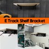 12 Inch Double Fittings E Track Shelf Bracket - Durable