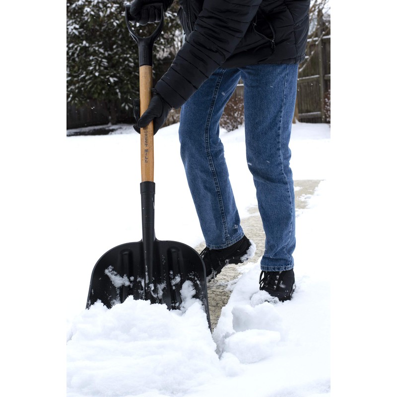 Forest Hill Manufacturing General Purpose Poly Gardener Scoop Shovel (Black