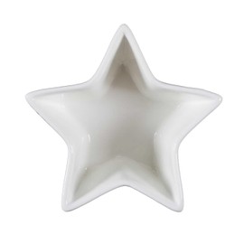 HOME DECO FACTORY, KA0607, 6-Piece Star and Moon Dinnerware Set, Table Set with Salad Bowl and Dish, Durable Ceramic, Ideal for Dinner Parties, 6 Pieces, Multicoloured