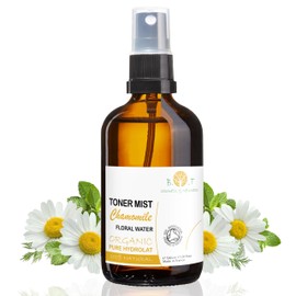 B.O.T Cosmetic & Wellness - BIO Organic Roman Chamomile Water | Facial Toner for Sensitive Skin, Baby | Hair Health | Dark Circles, Puffy Eyelids | 500 ml