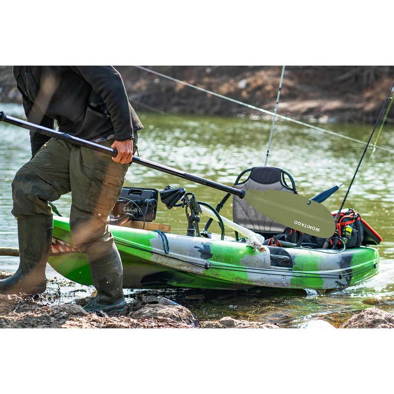 WONITAGO Angler Kayak Paddle with Fiberglass Shaft and Plastic Blade,