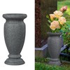Resin Cemetery Flowers Vase, Grave Vase Memorial Flowers Holders for