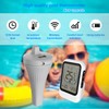 Wireless Floating Pool Thermometer, Water Temperature Thermometer with LCD Large