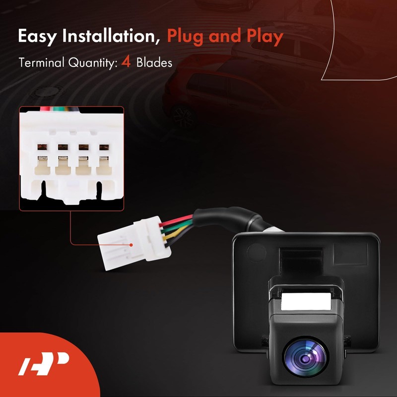 A-Premium Park Assist Camera Rear View Backup Reverse Camera Compatible