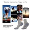 micsun Calcetines Deportivos para Hombre, Calcetas de Algodón Transpirable, Calcetín