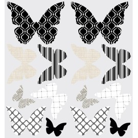 RoomMates RMK2996SCS 3D Butterflies Peel and Stick Wall Decals
