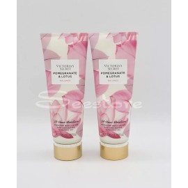 Victoria's Secret Pomegranate Lotus Balance Fragrance Body Lotion 8 oz Set of 2