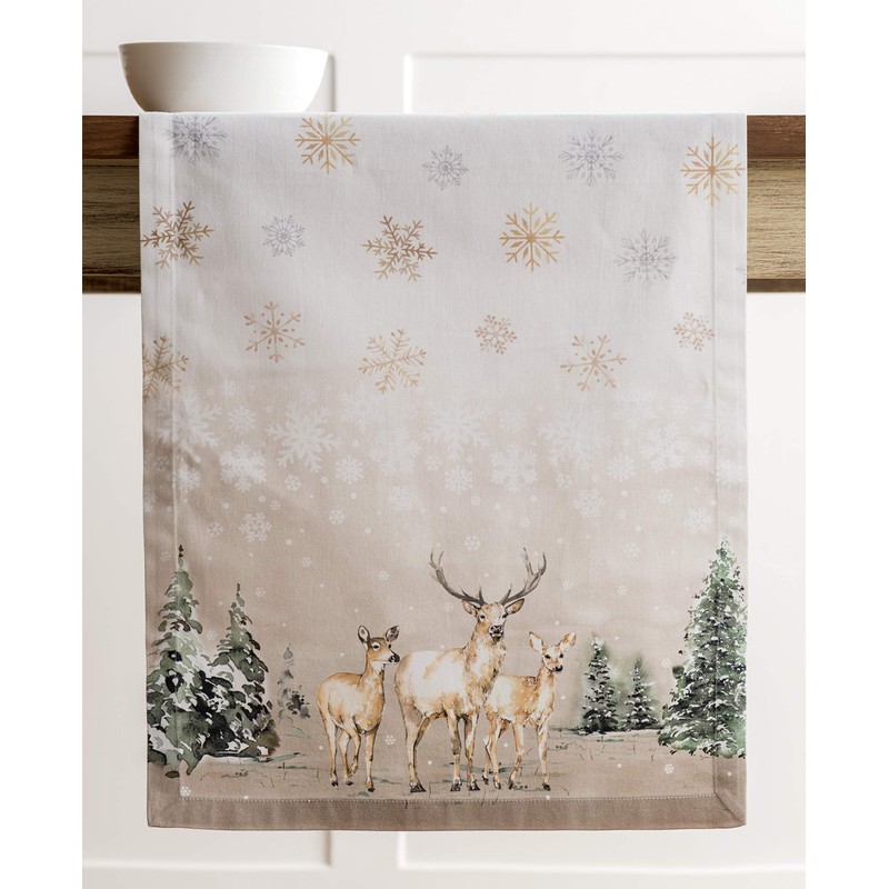 Maison d' Hermine Deer In The Woods 100% Cotton Table